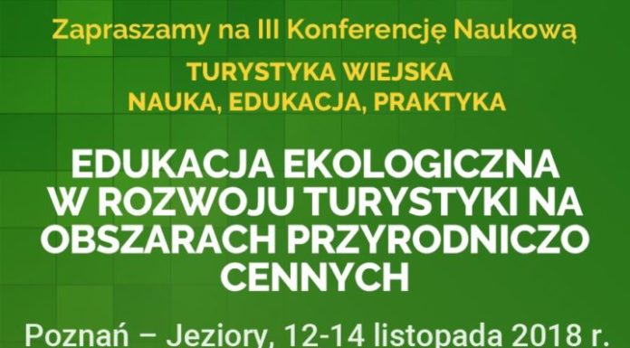 Edukacja ekologiczna w rozwoju turystyki na obszarach przyrodniczo cennych