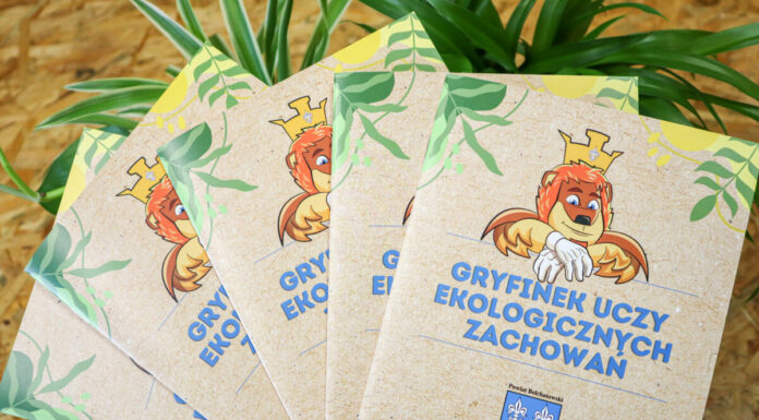 Gryfinek Powiat Bełchatowski książeczka z zadaniami Abrys